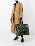 camouflage print tote 