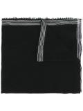striped detailing scarf