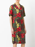 botanical print dress