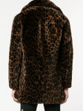 leopard print shearling coat