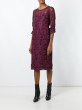 floral lace midi dress