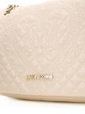 embossed medium shoulder bag