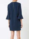 flared thee-quarters sleeve dress