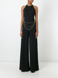 chain belt jumpsuit