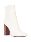 zipped mid-calf boots