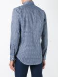 geometric print shirt