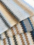 striped knit scarf