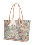 abstract print tote