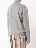 zipped collar jumper