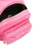 logo embossed backpack