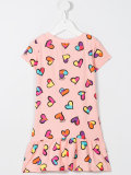 heart print dress