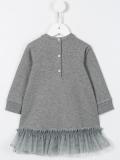 monster robot embroidered dress