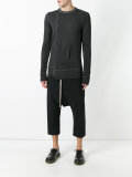 asymmetric hem sweatshirt 