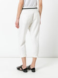 cropped track pants