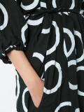 printed belt dress