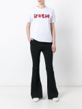 floral logo T-shirt 