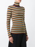 striped turtleneck jumper