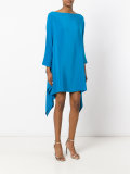 long sleeve flared dress