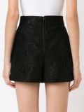 high-waisted lace shorts