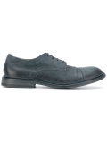 distressed derby shoes