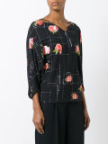 string neck blouse