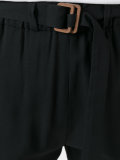 belted zip-pocket joggers