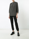 round neck loose-fit blouse