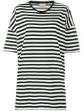 striped oversized T-shirt