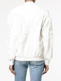 textured bomber jacket 
