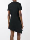 zip detail fitted dress