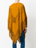 fringed cape coat