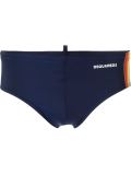 rainbow side swimming trunks