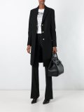 single breasted overcoat
