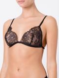 soft triangle lace bra