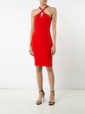 crossed straps dress