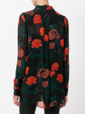 floral embroidered shirt