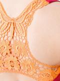 embroidered back tank top