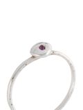 small sapphire nugget ring