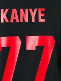 ‘Kanye 77’印花T恤