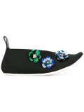 floral embellished ballerinas