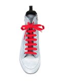 painted hi-top sneakers 