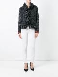 frayed seam jacket