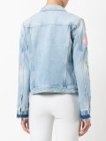 embroidered tulip denim jacket 