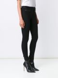 zipped pocket skinny jeans