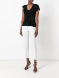 asymmetric sleeve top