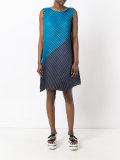 asymmetric panel dress