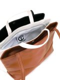 block colour shoulder bag