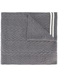 contrast stripe scarf