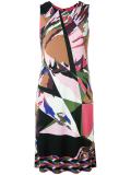 abstract print dress