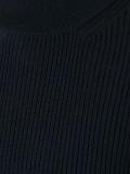 high neck ribbed jumper